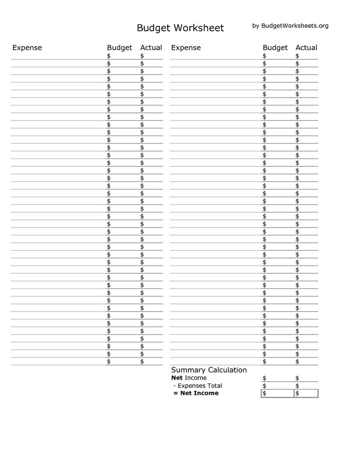 business spreadsheets printable free